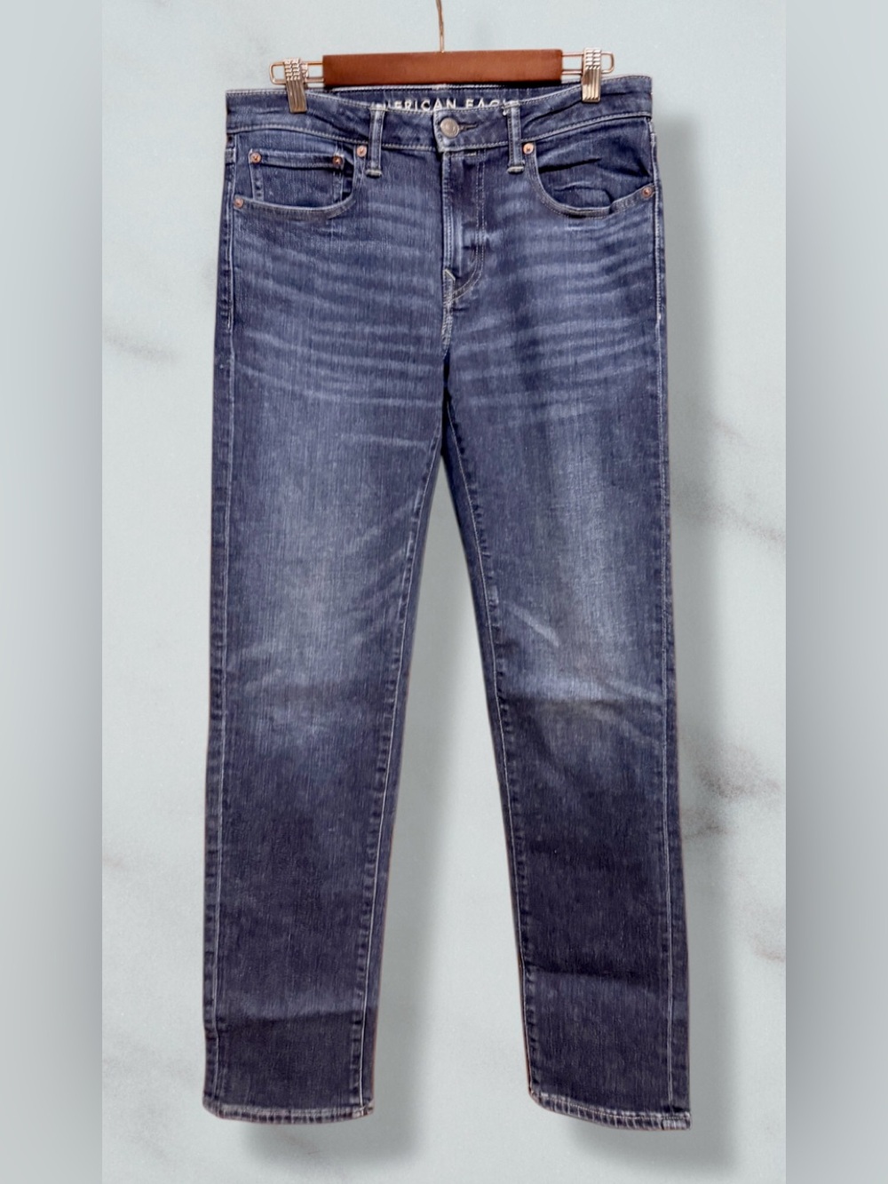 American Eagle Outfitters Airflex Blue Men's Jeans Slim Straight